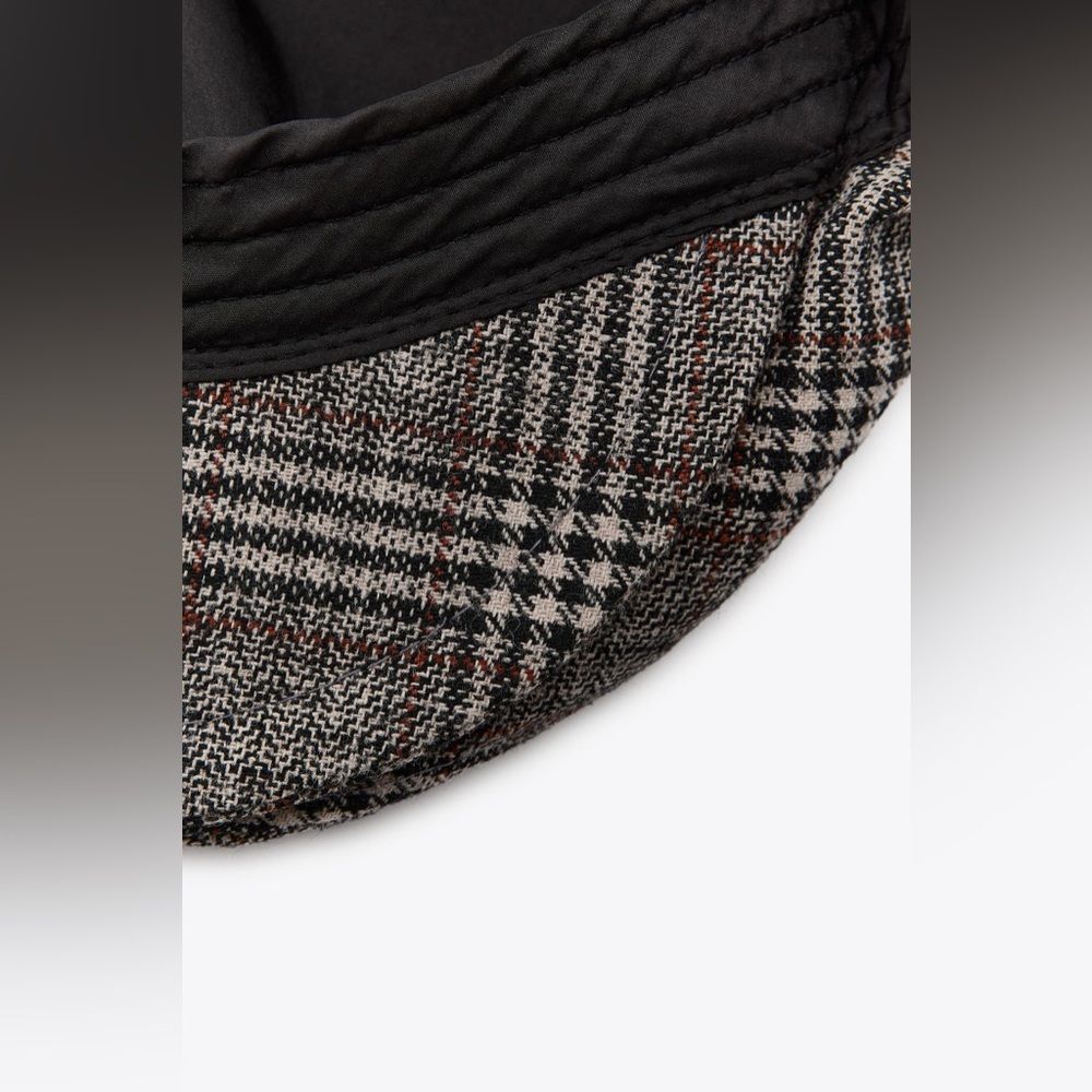 Zara Classic Wool Plaid Flat Cap - Size Small - NWT - Picture 5 of 5
